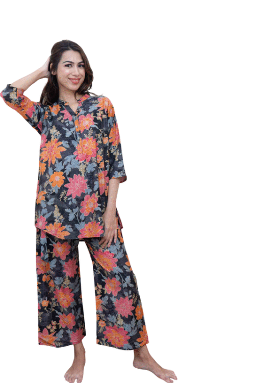 Malviya | Elegance Redefined – Designer Chanderi Silk Cordset for Effortless Luxury | Designer Co-ord set | Linen blend designer cordset| Luxury Ethnic Wear |FestiveWardrobe |HeritageStyle