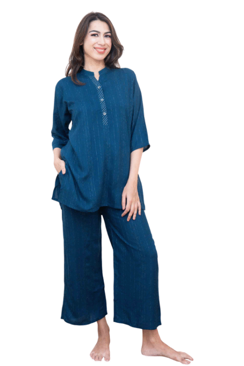 Malviya | Everyday Chic – Rayon Cordset for Comfort & Style | Rayon Cordset | Comfort Wear | Modern Ethnic Wear | Casual Elegance | Work To Weekend Wear