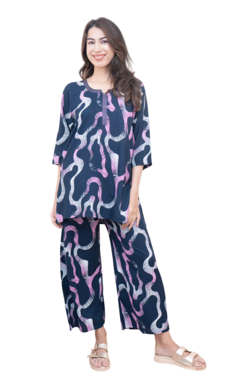 Malviya | Everyday Chic – Rayon Cordset for Comfort & Style | Rayon Cordset | Comfort Wear | Modern Ethnic Wear | Casual Elegance | Work To Weekend Wear
