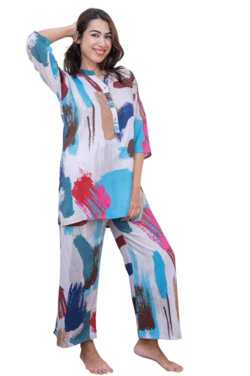 Malviya | Everyday Chic – Rayon Cordset for Comfort & Style | Rayon Cordset | Comfort Wear | Modern Ethnic Wear | Casual Elegance | Work To Weekend Wear